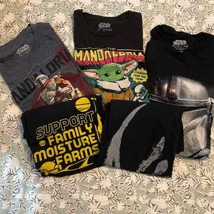 **FINAL PRICE DROP** FIVE Star Wars tees